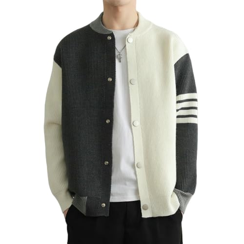 Cardigan homme rayure japonaise pour un look casual chic au quotidien
