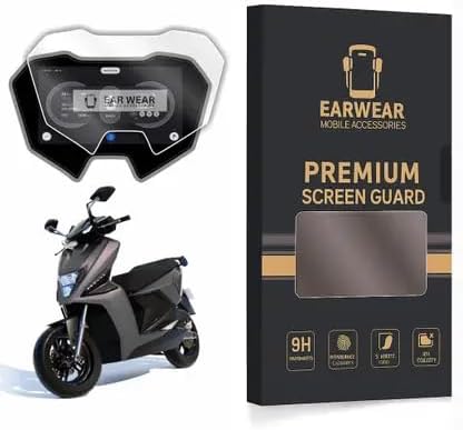 Screen Guard Compatible with SIMPLE One, OneS and Dot ONE 2024-2025 EV Scooter | 5 Inch Digital Display Console Protector Film | SimpleOne Instrument Cluster Guard [Not Tempered Glass]