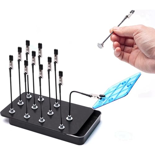 Pinces crocodiles magnétiques pliables et supports de peinture contre les coulures