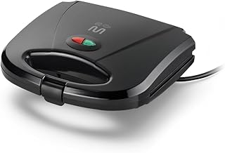 Sanduicheira minigrill gourmet 220v com 750w chapa dupla e com