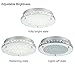 Auffel Crystal Flush Mount Ceiling Light Fixture 13.8