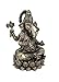 BEXCO Brass Statues, Lakshmi and Ganesha Figurines Set, 2.75 Inches Height, Lord Ganesha and Goddess Laxmi Pair for Daily and Diwali Pooja