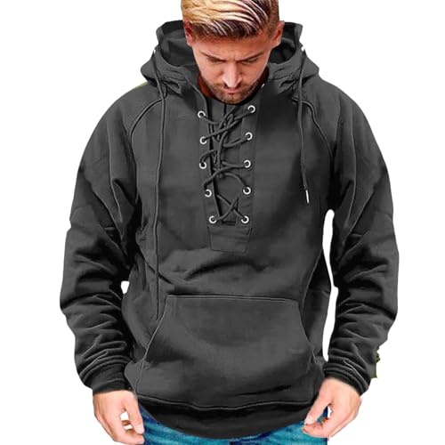 Mens Tactical Sweatshirts Quarter Zip Aztec Hooded Pullover Long Sleeve Cargo Workout Outdoor Hoodies with Pocket