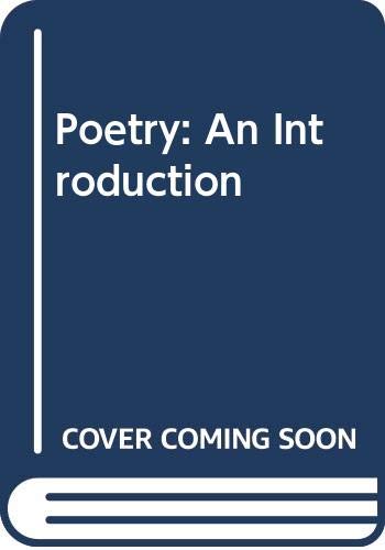 Poetry: An Introduction 0312618042 Book Cover