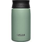 360度 直飲み タンブラー＆水筒 兼用 キャメルバック ホットキャップ トラベルマグ 真空断熱 保温 保冷 350ml モス