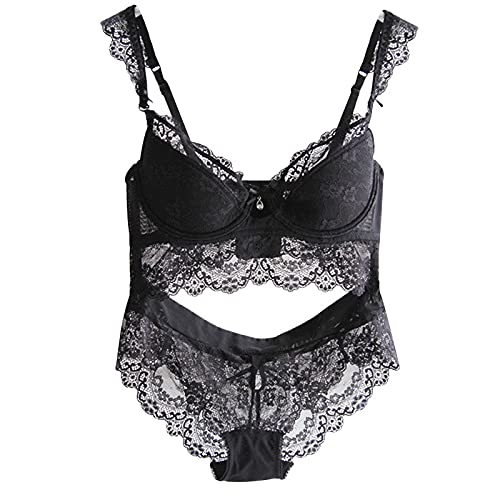 Kobiety seksowny komplet bielizny koronkowe biustonosze zestaw dla kobiet, koronkowy pasek Bralette biustonosz i majtki komplet bielizny Push Up