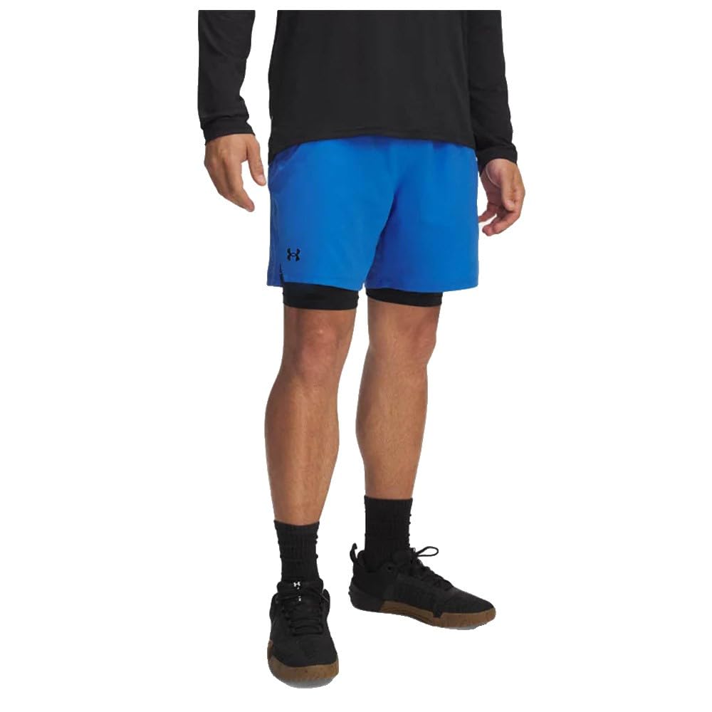 Under Armour Vanish Woven 2in1 Shorts M Blue