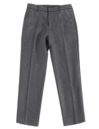 Pantalon de costume en tweed fin homme chic mariage et pantalon noël quotidien