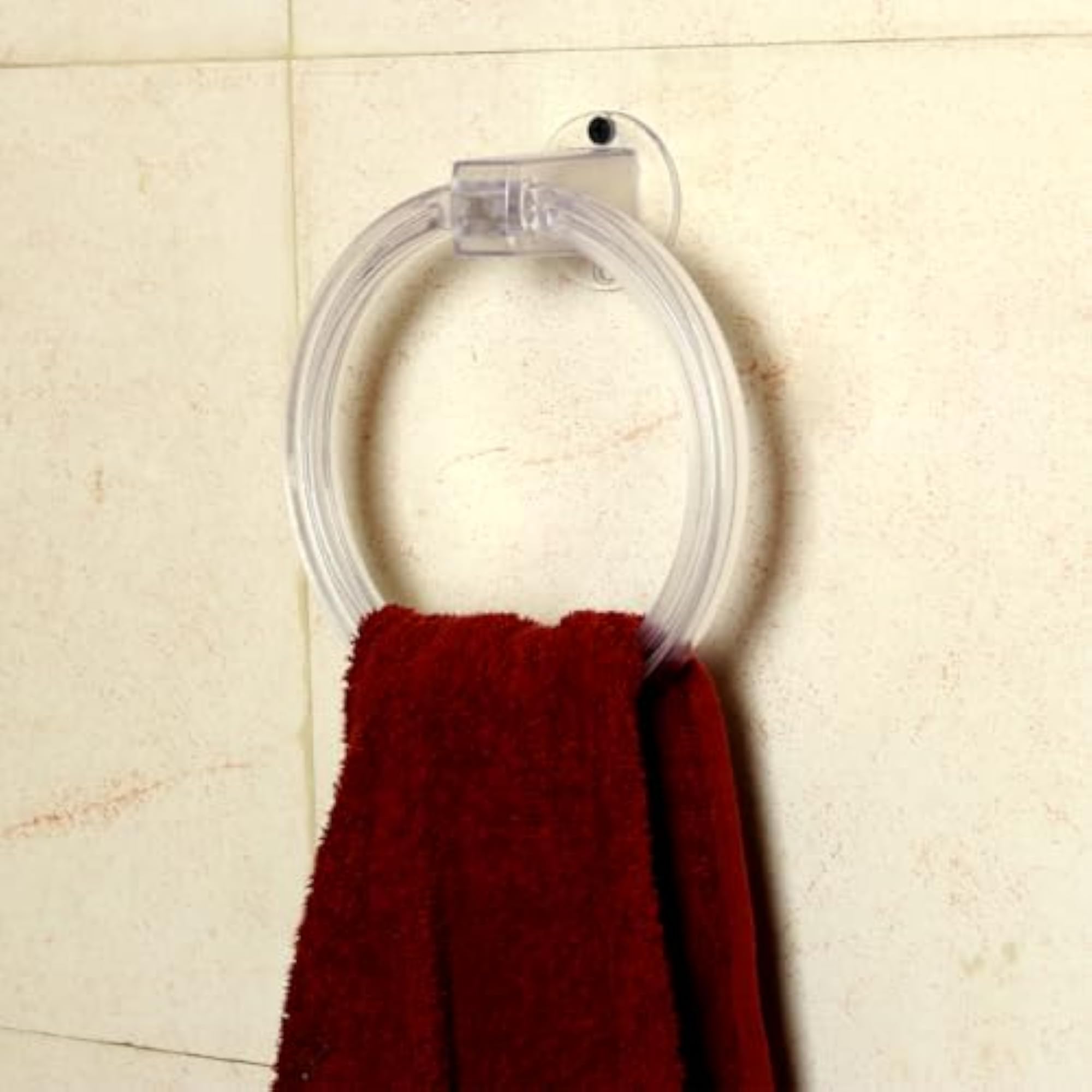 Unbreakable ABS Towel Ring, Wall Mounted Holder