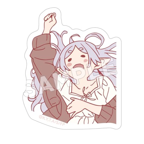 葬送のフリーレン 寝相 耐水ステッカー 02