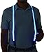 Light-Up LED Glowing Suspender for Men & Women (Blue B)