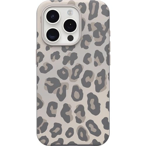 OtterBox iPhone 15 Pro (Only) Symmetry Series Case - Wildcat (Grey), Snaps to MagSafe, Ultra-Sleek, Raised Edges Protect Camera & Screen