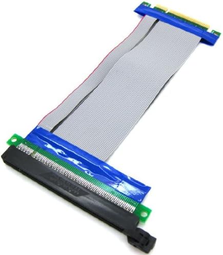 PCIE Micro PCIe 8X to 16X Riser Card Adapter Flexible Cable Extension Cable