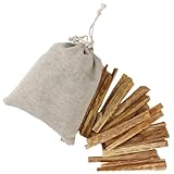BEBEMOKO Encendedor De Madera para Acampar Al Aire Libre Bolsa Cómoda Tira De Leña Natural para Fogata Cocina y Estufa Rápida Ignición Sin Olor
