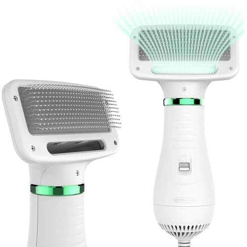 Secador Pet Portatil Profissional 2 em 1 Secador e Escova para Cachorro e Gato