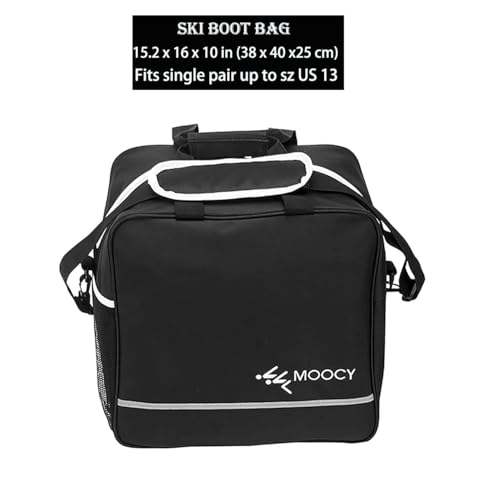 MOPHOEXII Bolsa universal para casco de esquí, bolsa para botas de esquí, equipaje de viaje para esquí y snowboard, almacena equipo que incluye chaqueta, casco, gafas, guantes y accesorios - imagen 2