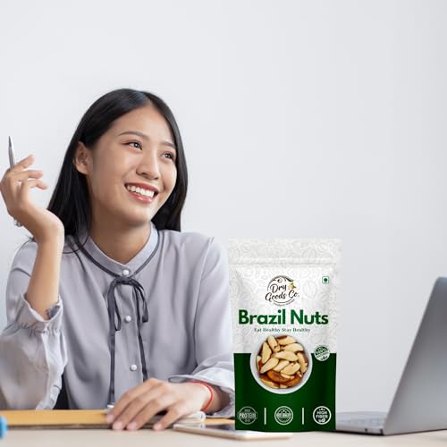 Image of Dry Goods Co Premium Brazil Nuts 200g | Jumbo & Crunchy Exotic Nuts | Rich in Selenium & Healthy Fats | High Protein Snack | Imported Quality | Natural & Lab Tested