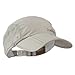 MG UV 50+ Folding Bill Cap with Double Flaps - Khaki OSFM