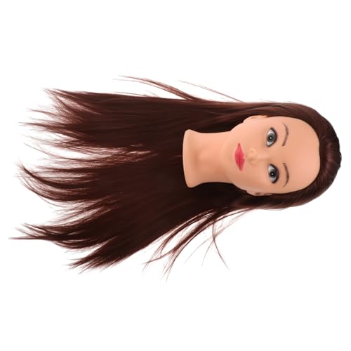Healeved Hair Braiding Mannequin Head Practice for Boys and Girls Realistic Human Hair Model for Girls Styling Training Head