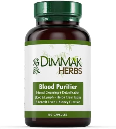 Dimmak Herbs Blood Purifier for Internal Cleansing & Detoxification + Benefits Liver and Kidney Function | Lab Tested Herbal Supplement