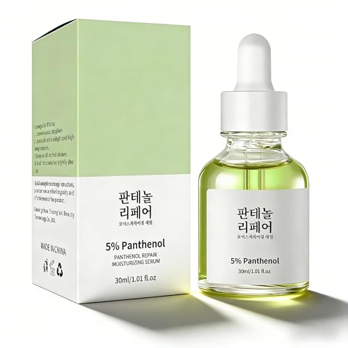 5% Panthenol (Vitamin B5) Serum for Face - Soothing & Hydrating Vitamin Serum, Moisture Barrier Support, Lightweight, Fragrance-Free, For Sensitive and Dry Skin - 30ML/1FL.OZ