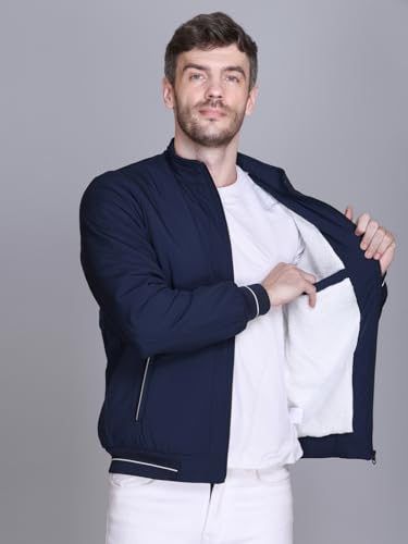Image of RARE TIMES Men Puffer Jacket | Padded Jacket | Quilted Jacket | Trendy Winter Full Sleeve with Zipper Pocket Jacket (Pack of 1)