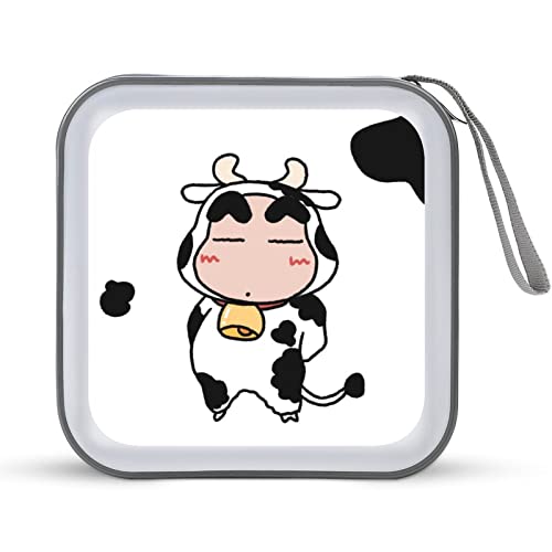 クレヨンしんちゃん メディアケース BD/DVD/CDケース ブルーレイディスク対応 40枚収納 セミハード Moiiss ファスナー付 キャラクター かわいい