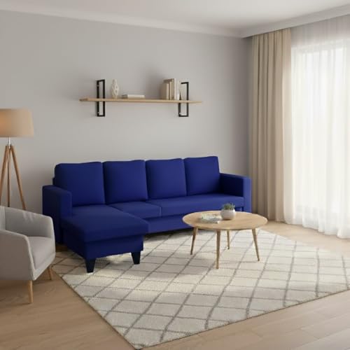 Image of The MM Furniture store Premium Fabric Sofa - Sapphire (5 Seater - LHS)