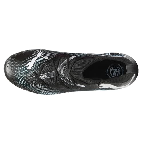 PUMA Chuteira feminina Future 7 Match Firm GroundArtificial Ground com cadarço - preto, azul, rosa,