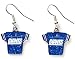 NFL New York Giants Glitter Jersey Earrings