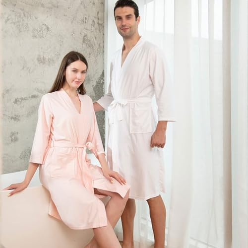Bata de baño unisex suave para momentos de paz y descanso absoluto 3