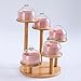 Oukerde Supporti a Colonna per Torte,a 4 Piani,Alzata Torta,Alzata per Torta Cupcake Stand,Torte Dolci Stand Frutta e Dolci,Vassoi per Torte,Frutta Piastra Supporto per Festa,Bianco.