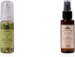 Kama Ayurveda Anti Acne Cleansing Foam and Pure Rose Water Price In India