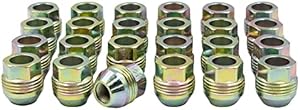 Wheel Accessories Parts 24 Pcs Lug Nuts Dual External Thread M14x1.5 OEM Stock Factory Replaces Chevy Avalanche Silverado Blazer Suburban Tahoe GMC Sierra 1500 2500 Yukon XL