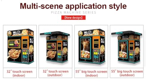 Forno de pizza, máquina de torta, misturador de massa, prensa de crosta, dispensador de cobertura, e