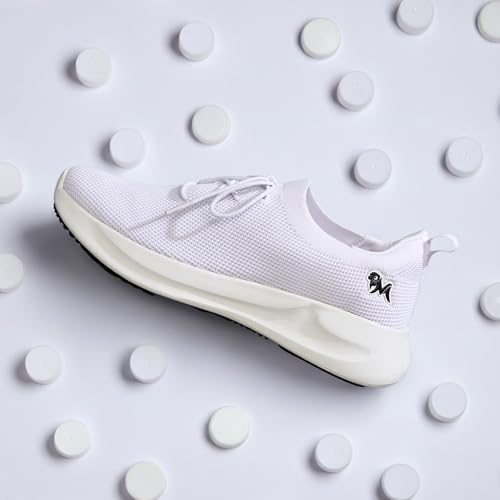 Image of Neeman's ReLive Knit Casual Lace Up Sneakers for Men | Trendy, Lightweight, Breathable Stylish Shoes | Padded Insole for Extra Support | Walking, Travelling, Outdoor Shoes for Men