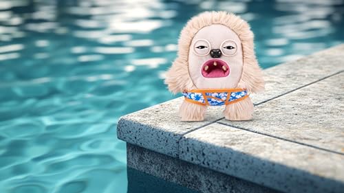 Fuggler Vacay Vibes by ZURU, Funny Ugly Monster, Plush, Collectible, Toy (Hedge Grog - Cream) by Fuggler - Image 5