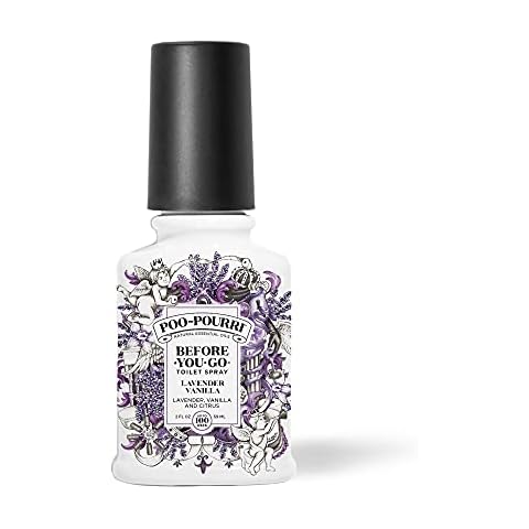 Poo-Pourri Before-You-Go Toilet Spray, Lavender Vanilla, 2 Fl Oz - Lavender, Vanilla and Citrus Cover