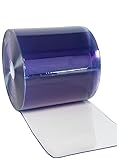 STALLBEDARF24® PVC-Streifenvorhang Rolle – 25 m Länge, 30 cm Breite, 3 mm Stärke – Kälte...