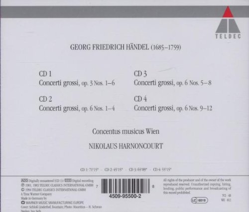 Concerti Grossi Op.3 & 6