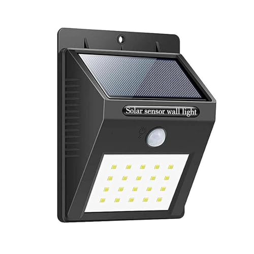 Image of Ocean Mart Plastic Outdoor Weatherproof 20-led Solar Motion Sensor Light for Driveway, Garden, Path and Yard, Multicoloured