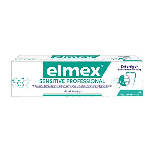 ELMEX Dentifricio Sensitive Professional, Pasta, 75 ml, Non aromatizzato, per adulti con denti sensibili