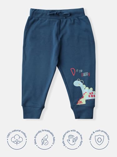 Nautinati Infant Printed Pure Cotton Leggings |Packs | Age 0-2Years Navy - Image 2 thumbnail