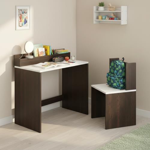 Image of FURNEASER Jasper Medium Size School Desk DIY, Table Chair Set for Kids, (80x40cm)
