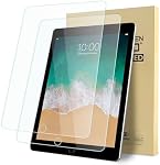 2-Pack Screen Protector Compatible with iPad 9.7" 6th/5th Generation - 2018/2017 Model/iPad Air 2/ Air 1/ iPad Pro 9.7, Tempered Glass Clear Film, Anti-Scratch, 9H Hardness, Easy Installation