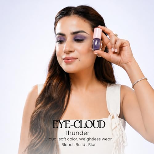 Image of Milagro Beauty Eye Cloud Liquid Eyeshadow | Lightweight, Crease-Resistant | Intense Pigment, Blendable & Buildable | Long-Lasting, Non-Sticky Eye Makeup (Thunder Shade)