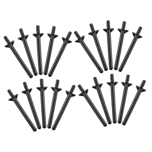 Beavorty 20pcs Nose Hair Removal Wax Sticks Hair Removal Device for Cleaning Pp Plastic Applicators Disposal Wax Rods Kit