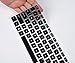 Keyboard Cover for HP 15-dy 15-ef 15t-dy200 15-dw 15t-dw300, HP 15-dy2024nr 15-dy2021nr 15-dy1020nr 15-ef1021nr 15-ef1020nr 15-ef1010nr 15-ef1300wm 15z-ef2000 15-dw3033 Series Laptop - Black