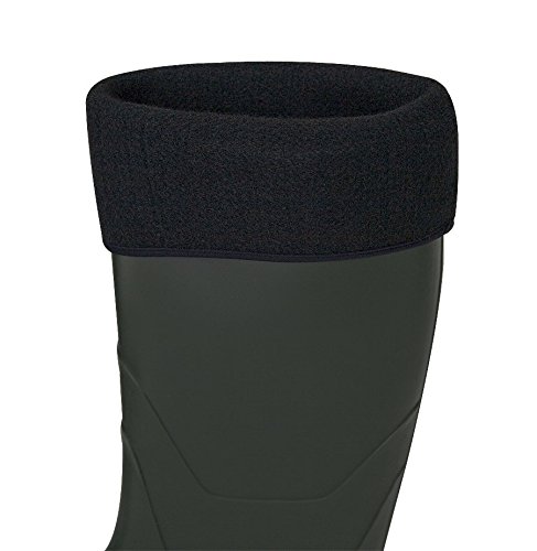 3Kamido Filz Stiefel Socken Innenschuhe Innenstiefel für Regenstiefel LANG Damen Herren Socke ERWÄRMUNGSEINLAGE AUS Filz Thermosocken Schwarz 47/48