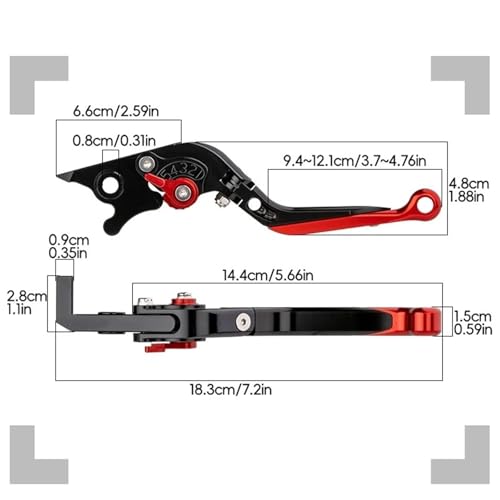 Levier frein Forza 300 accessoires moteur poignée réglable - 5